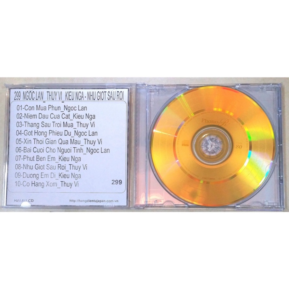 Bộ 4 CD ca sĩ Ngọc Lan ( 294 - 457 )