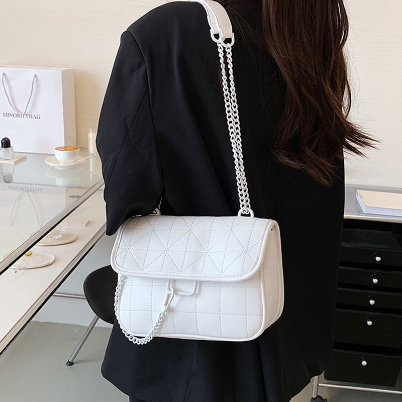 Túi xách IELGY đeo vai phối mắt xích phong cách chất lượng cao cho nữ