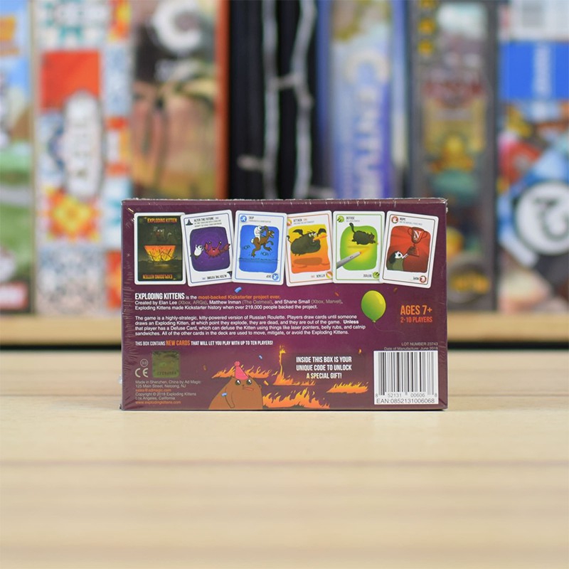 Bộ trò chơi Board Game Exploding Kittens- Mèo Nổ thú vị