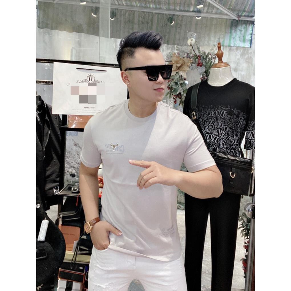 Áo thun nam cổ tròn thêu cao cấp, Áo phông nam không cổ thêu ngực 5297 | BigBuy360 - bigbuy360.vn