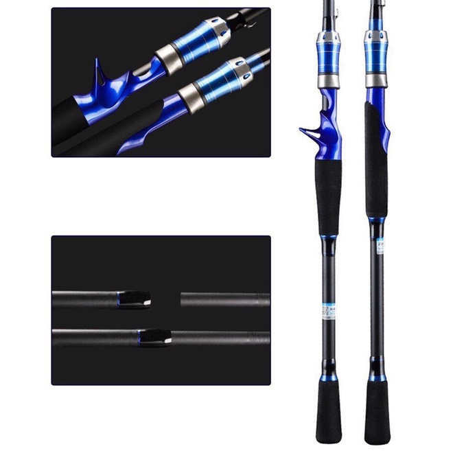 Cần lure 2 khúc DYAWA máy ngang và đứng