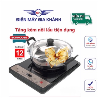 Bếp từ đơn sunhouse shd6160 công suất 1800w, tặng kèm nồi lẩu