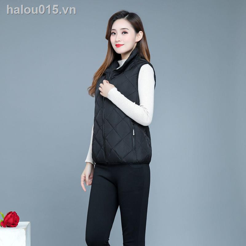 Áo Khoác Kiểu Gi-Lê Thiết Kế Trẻ Trung Hợp Thời Trang Thu Đông Cho Phụ Nữ Trung Niên
