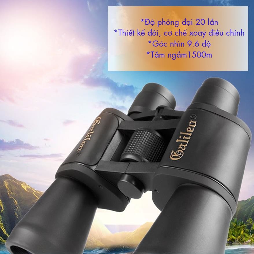 Ống nhòm đêm, Ống nhòm Galileo Quân đội Mỹ đặc chủng 8x40 Wide Angle Binoculars (Đen) 206415 - Nhập Khẩu Nguyên Chiếc