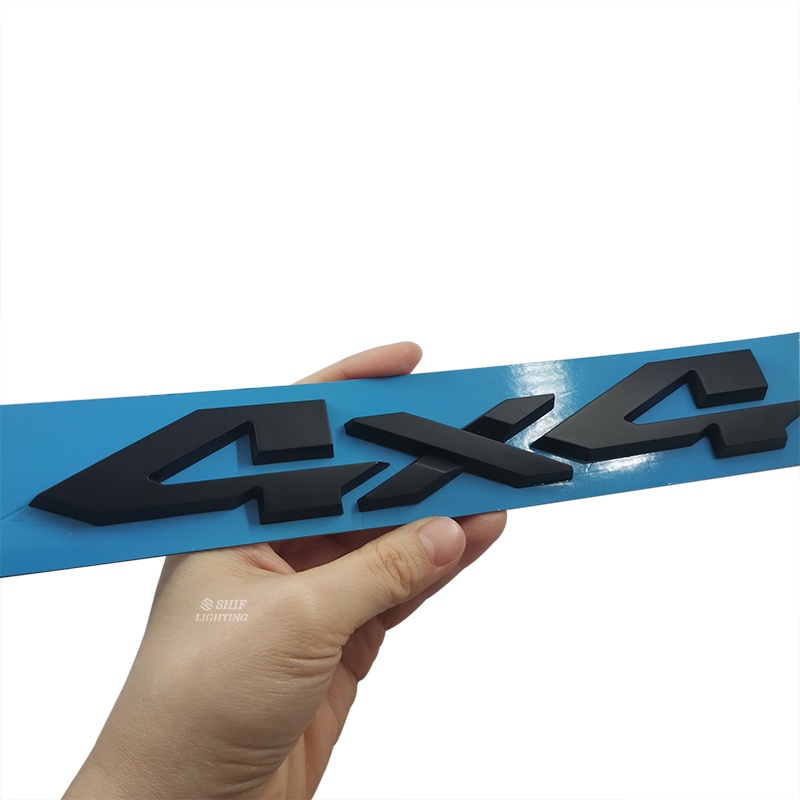 1 Miếng Dán Trang Trí Cốp Sau Xe JEEP DODGE FORD 4X4 4 X 4 Chất Liệu ABS