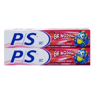 Combo 2 kem đánh răng p/s hương dâu cho bé
