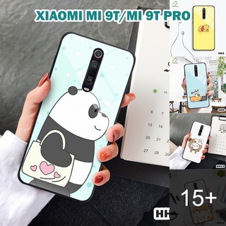 Ốp lưng kính Xiaomi Mi 9T/Mi 9T Pro in 3D chủ đề hoạt hình