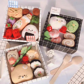 [SALE 50 TIỆC CHIA TAY BỘ KIT LEN CHỌC] Bento Mèo