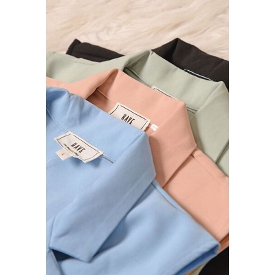 Áo Blazer HAVE L.A form dài sát nách 4 nút , 2 túi trước giả có dây rút eo sau lưng (Mẫu B)