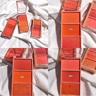 BẢNG MẮT + MÀU MÁ TONE TRÁI CAM ĐÀO VIỀN
