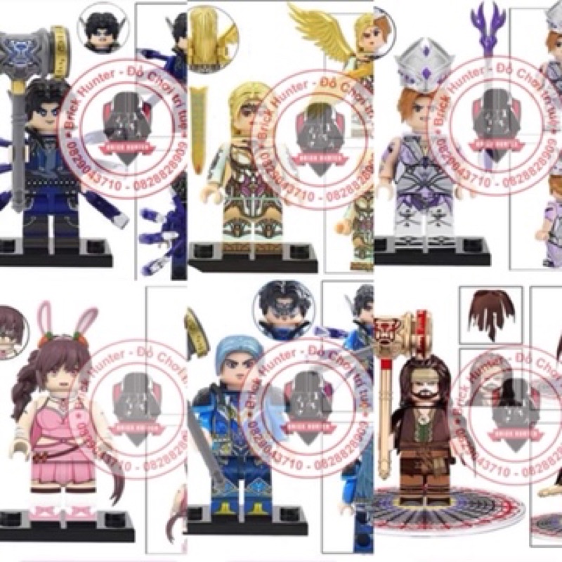 Minifigures mô hình nhân vật game Đấu La Đại Lục