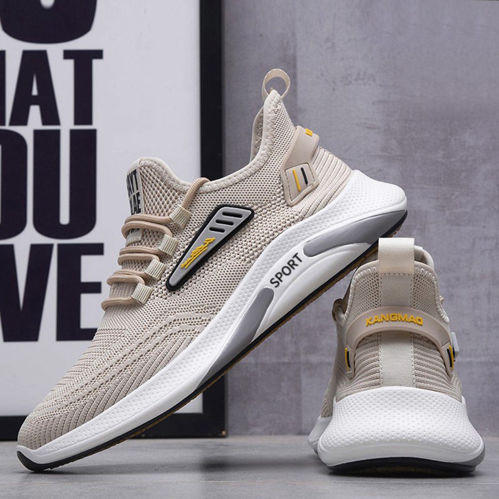 Giày thể thao nam ORSIL thoáng khí, khử mùi, 2 màu đen và xám vàng | BigBuy360 - bigbuy360.vn