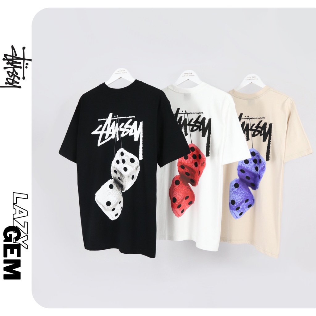 Áo Thun Stussy Fuzzy Dice - Chính Hãng 100%