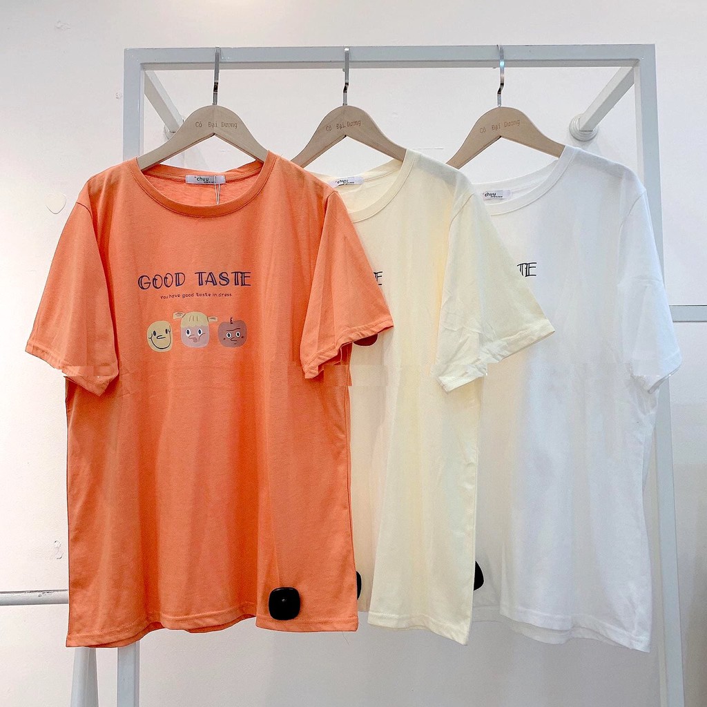Áo Thun Nữ Good Taste PEONYB Nữ [FREESHIP] 🌸 Phông form rộng tay lỡ, pull dáng oversize màu CAM | TRẮNG | BE Ulzzang 🌸 | BigBuy360 - bigbuy360.vn