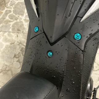 Bộ 3 con ốc titan 6ly và 5ly gắn vị trí baga Winner, Sonic ( dành cho xe không gắn baga )