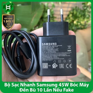 Bộ Sạc Nhanh Samsung 45W PD Chính Hãng Bóc Máy Zin