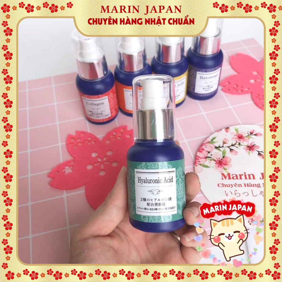 (Gía siêu tốt) Serum tinh chất dưỡng da 60ml hatomugi ý dĩ,Q10,collagen, sữa ong chúa, cấp ẩm hyaluronic Nhật Bản