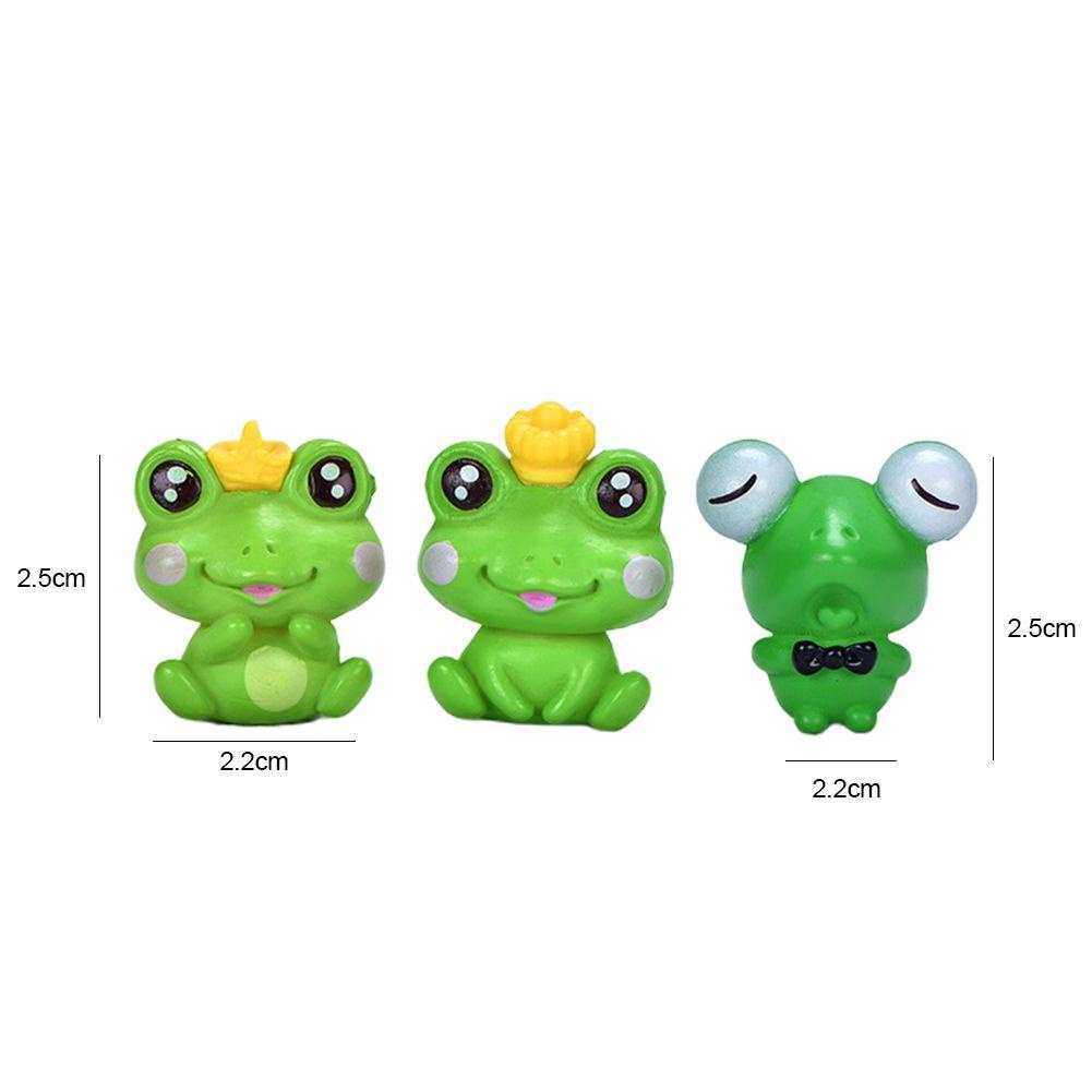 HARRIETT Mô Hình Chú Ếch Mini Bằng Nhựa Resin Thủ Công DIY Trang Trí Sân Vườn