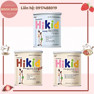 Sữa hikid vani, socola, premium, dê tăng chiều cao đủ vị 600-700g