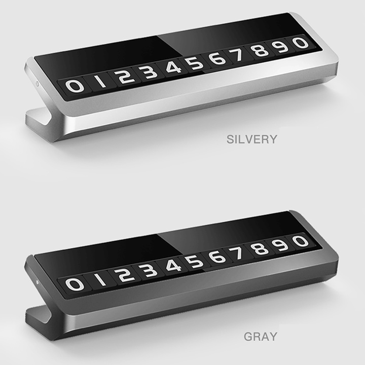 Bảng số điện thoại gắn taplo ô tô V10