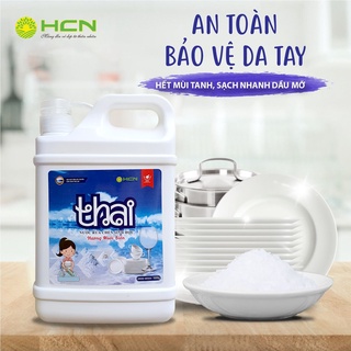 Nước rửa chén sinh học THAI an toàn cho da
