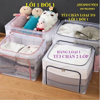 Túi đựng quần áo khung sắt trong suốt cao cấp