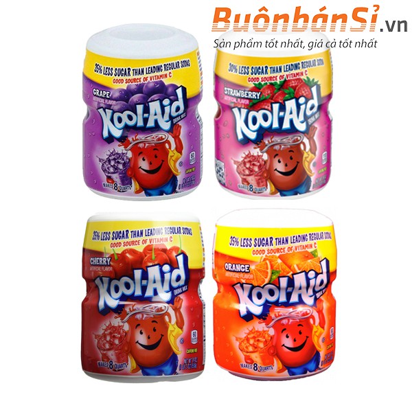 Bột Pha Nước Trái Cây KOOL AID 538gr