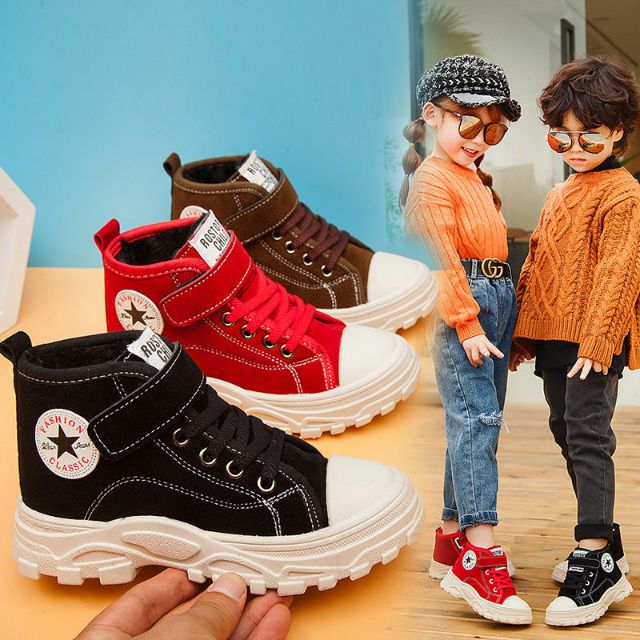 Giày cổ cao cá tính dễ Mix đồ cho bé trai - gái