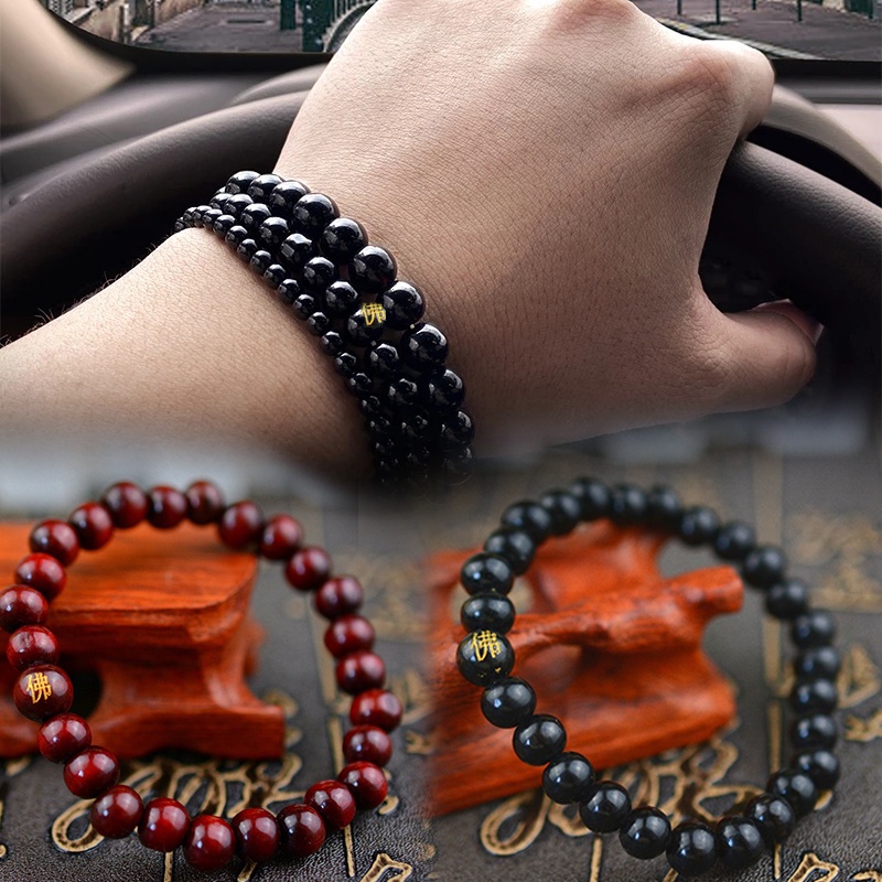 Vòng Tay Chuỗi Hạt Gỗ Phật Giáo Tây Tạng Và May Mắn Cho Nam Và Nữ