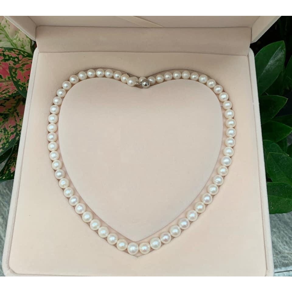 Chuỗi dây trai nuôi hạt tròn size 7-8 ly