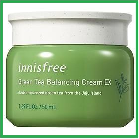 Kem duong da mặt Innisfree Green Tea Balancing Cream EX 50ml kem dưỡng ẩm cho da khô, da mụn, phục hồi tái tạo làn da. | BigBuy360 - bigbuy360.vn