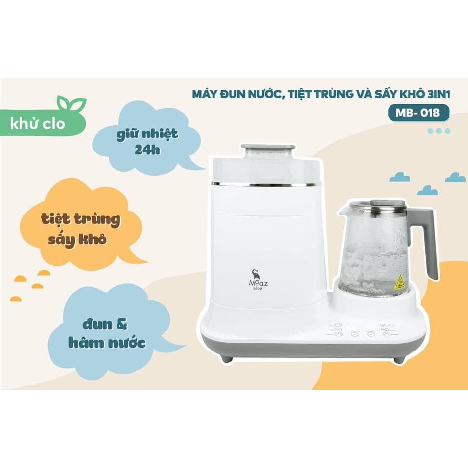 Máy đun nước, tiệt trùng và sấy khô 3in1 MB - 018