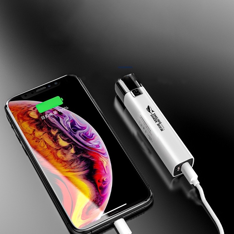 Đèn Pin Mini Cầm Tay, Đèn Siêu Sáng 2 in 1, Kèm Sạc Dự Phòng 1200mah,Chiếu Sáng 5-6h