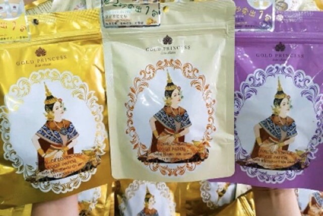 Miếng Dán Thải Độc Chân Gold Princess Royal Thái Lan . (Hàng chuẩn ) - Rẻ Vô Địch