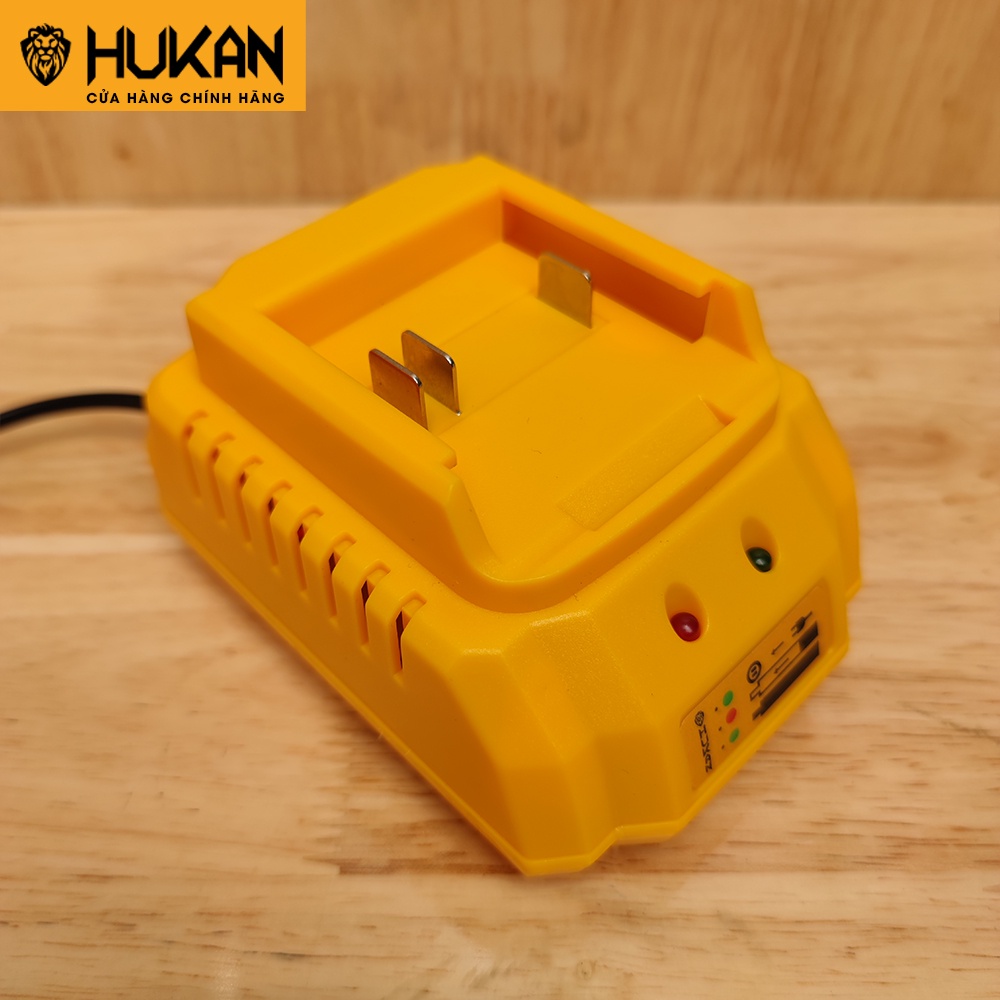 Đế sạc bulong HUKAN X1 Pro 21V dùng cho máy khoan pin, máy bulong pin, máy cưa pin HUKAN chân phổ thông