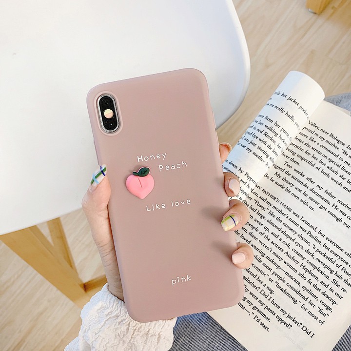 Ốp Lưng iPhone 6/6S/6Plus/6SPlus/7/8/7Plus/8Plus/X/XS/XSMax/11/11Pro/11ProMax Trái Cây 3D - Mã TZAC276