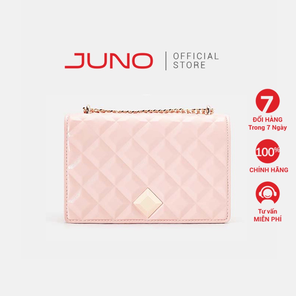 Túi Xách Nhỏ Nữ Thời Trang JUNO Dập Hiệu Ứng Princess Diamond TXN417