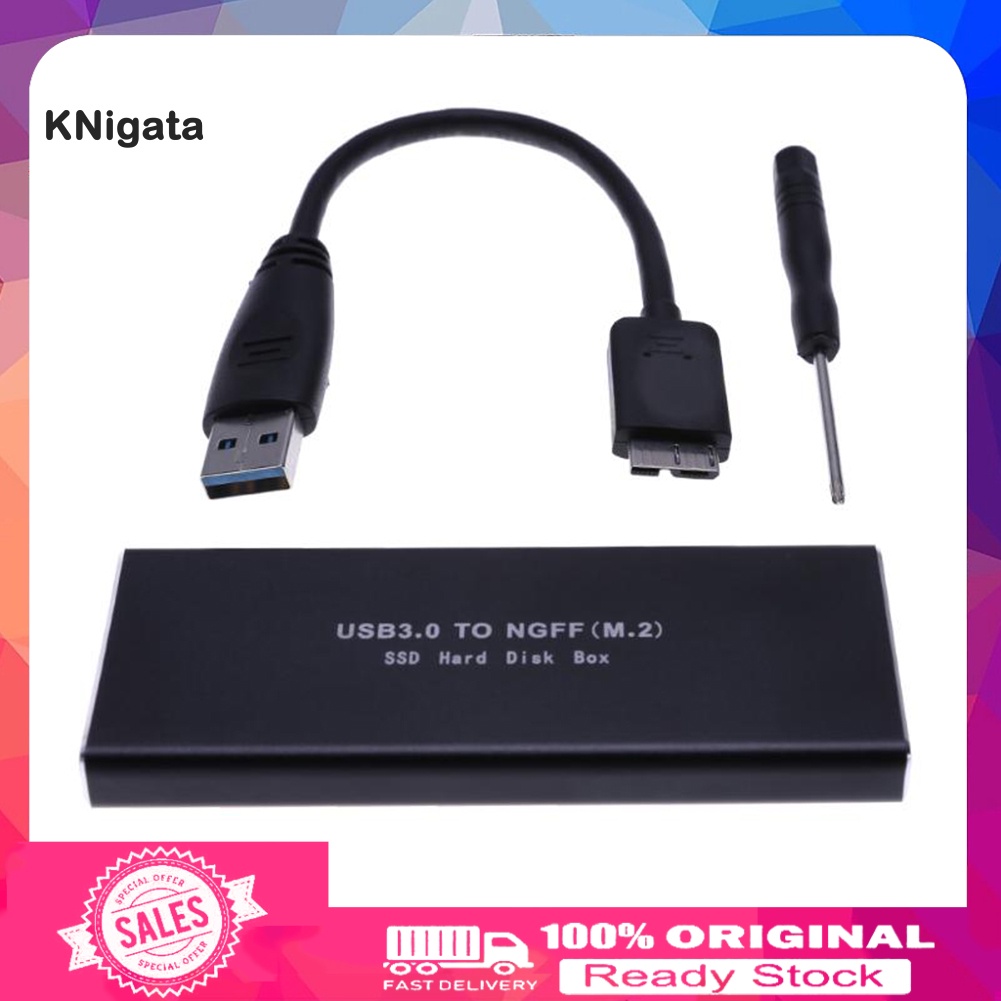 Hộp Nhôm Đựng Ổ Cứng Ngoài M.2 Ngff Sang Usb 3.0 Ssd Sata Hdd