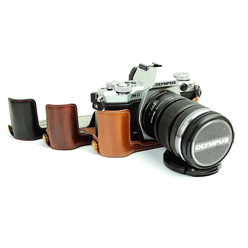 Túi da PU đựng máy ảnh Olympus EM5 II OMD EM5II EM5 Mark II