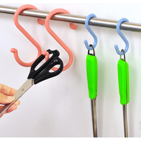 Bộ 8 Móc Chữ S Nhựa Cao Cấp Treo Quần Áo - Treo Đồ Đạc - Treo Hàng Đa Năng 2194 Shop Bán Gì Rẻ Thế