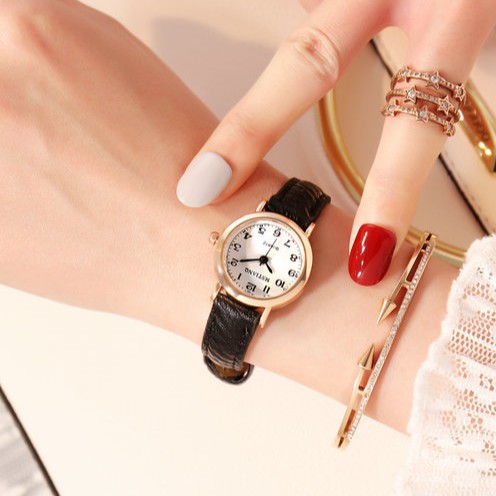 Đồng hồ thời trang nữ Msitanq MS29 mặt số tròn nhỏ xinh xắn tuyệt đẹp | BigBuy360 - bigbuy360.vn