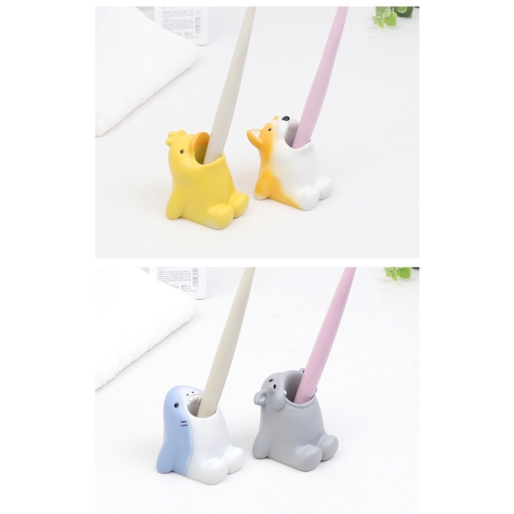 Kệ để bàn chải ⚡ SIÊU HOT ⚡ Đồ cắm bàn chải đánh răng nhiều hình dễ thương
