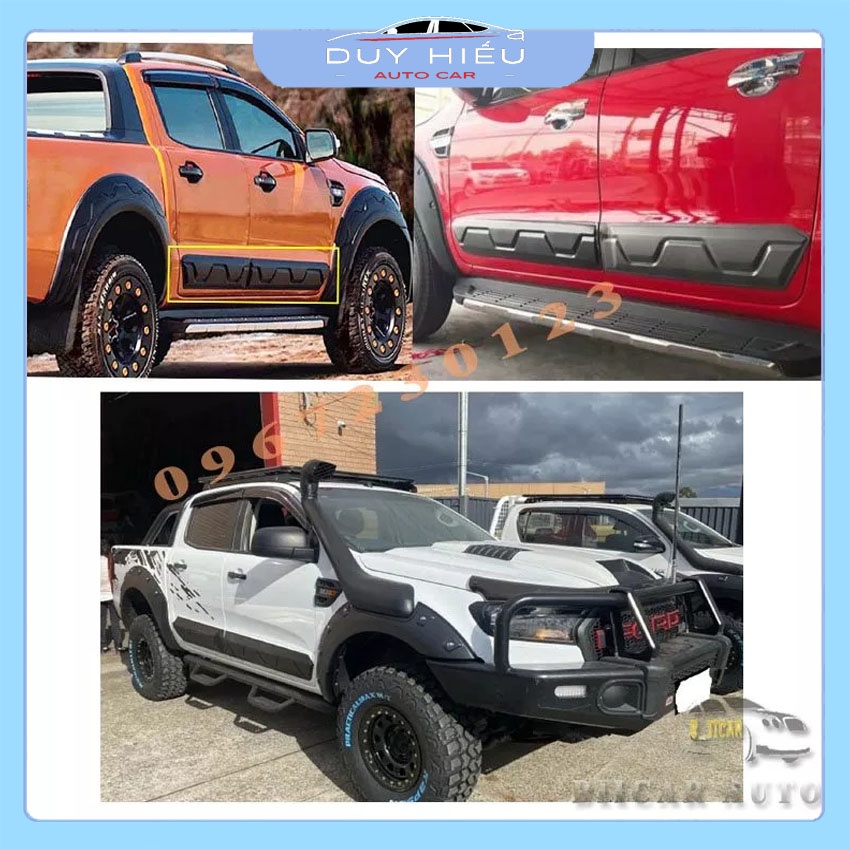 Đồ Chơi Xe Ford Ranger Nẹp Sườn Nẹp Hông Cánh Cửa Nhỏ