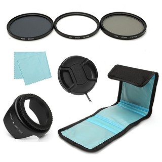 Bộ 7 phụ kiện kính lọc 67mm cho máy ảnh Canon Nikon