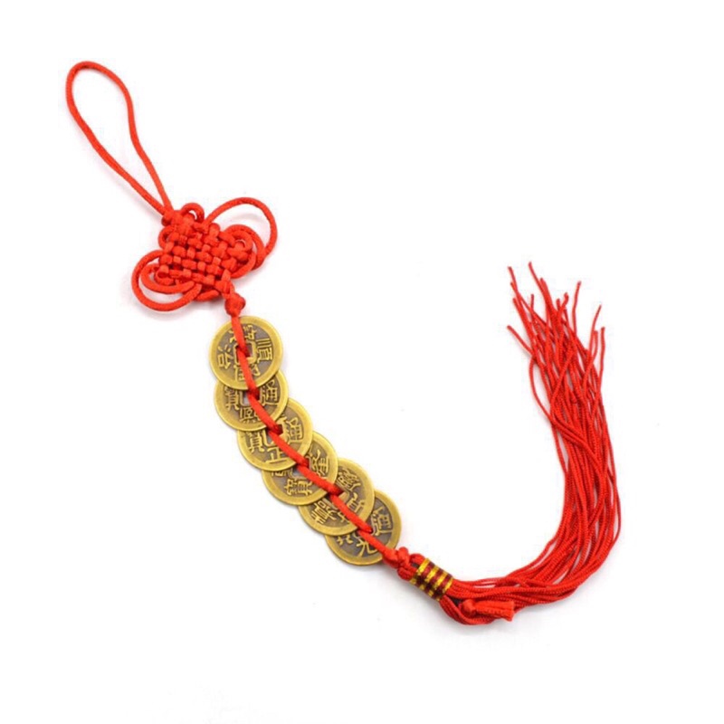 Đồng xu ngũ đế,dây đồng xu phong thủy chiêu tài lộc ngũ đế,lục đế,bát đế,đồng tiền hoa mai