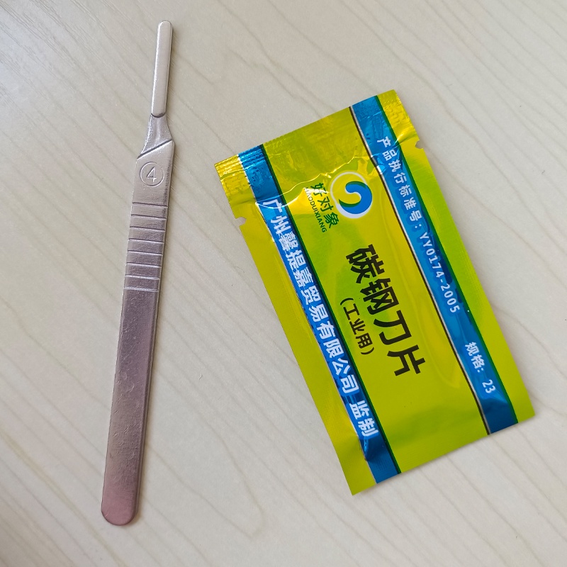 Rẻ🎉Cán dao mổ số 4 | Lưỡi dao mổ số 23 , có dùng cho mổ, cắt gọt và sửa chữa điện thoại