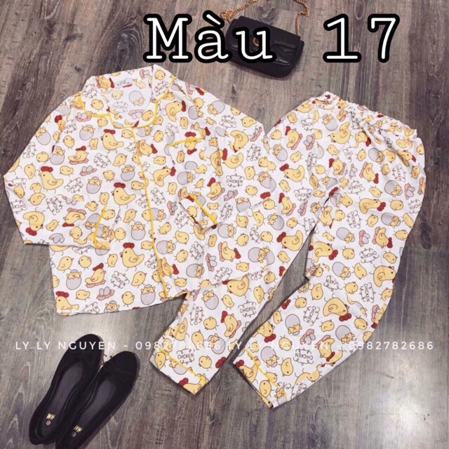 Bộ pizama kate thái dài tay Fom < 60kg | BigBuy360 - bigbuy360.vn