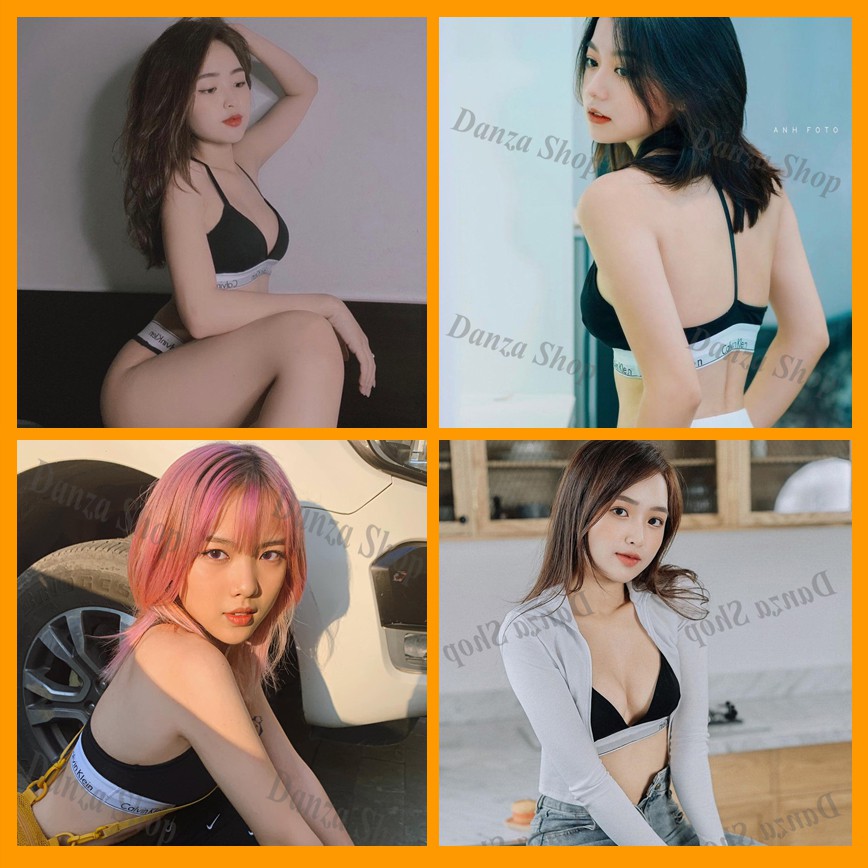 Áo bra cotton CK (Calvin klein). Áo ngực thể thao 2 dây chữ Y - Đồ Lót DANZA SHOP | BigBuy360 - bigbuy360.vn