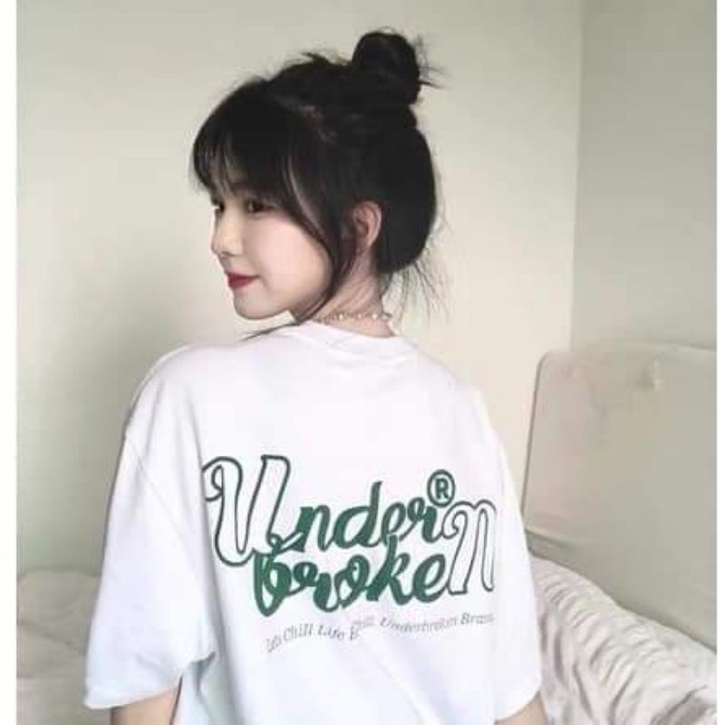 Áo thun cotton tay lỡ unisex - - ÁO UNDER VORKEN - - mẫu hot 2022