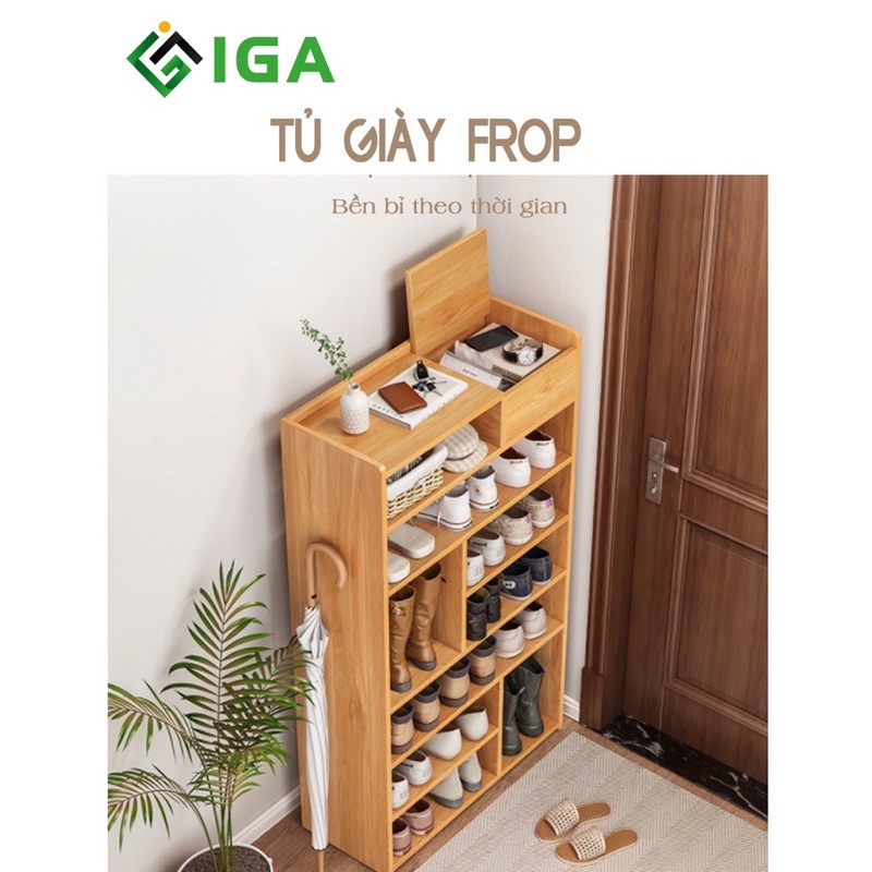 kệ gỗ để giày , tủ giày đa năng có hộp tủ đựng đồ GP159